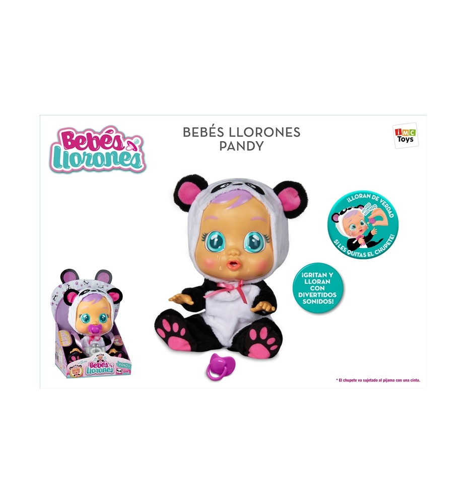 bebe lloron oso panda
