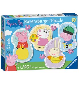Peppa Pig - 4 shaped puzzle