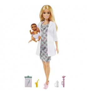 Barbie Doctora Con Bebé
