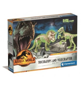 Valeociraptor + triceratops...