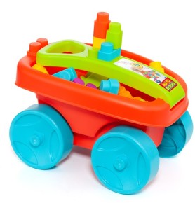 VAGON BLOQUES + 20 PIEZAS