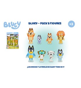 Bluey - Pack 8 Figures