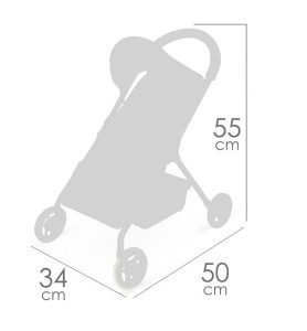 Silla de muñeca 4 ruedas -...