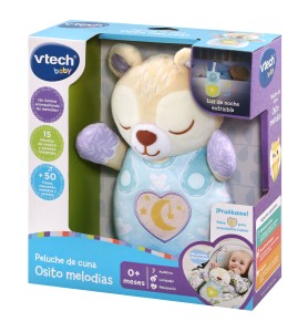 Peluche de cuna Osito melodías