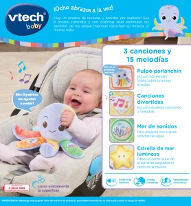 Peluche de colores Pulpito...