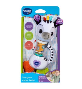 Sonajero cebra bebé