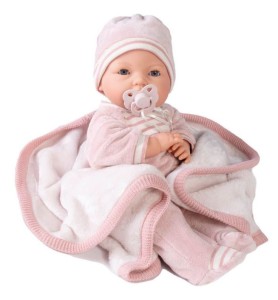 Bimba lloro con mantita