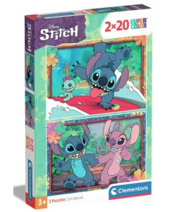 PUZZLE 2X20 DISNEY STITCH