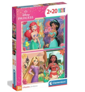 PUZZLE 2X20 DISNEY PRINCESS