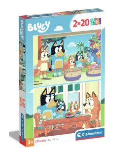 PUZZLE 2X20 BLUEY
