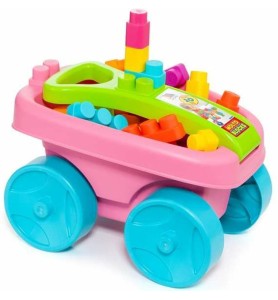 VAGON BLOQUES  ROSA+ 20 PIEZAS