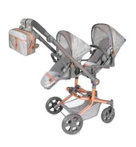 Silla gemelar plegable -...