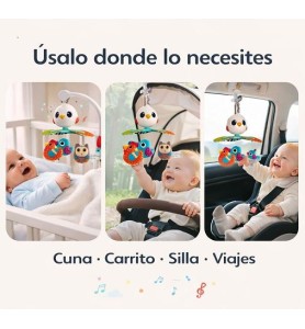 Móvil Pajaritos musical,...