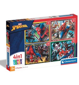 4IN1 PUZZLE SPIDERMAN