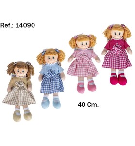 MUÑECA 40CM. VESTIDO...
