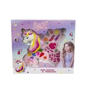 CAJA MAQUILLAJE UNICORNIO 3...