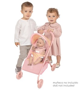 Silla de muñeca 4 ruedas -...