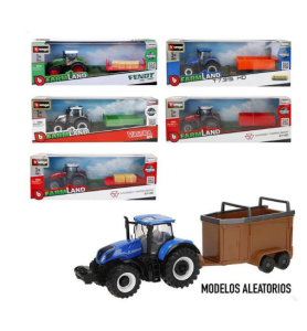 BURAGO-TRACTOR METAL 10CM...