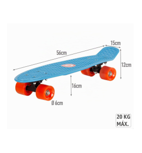 EVO-MONOPATIN 56CM C/LUCES...