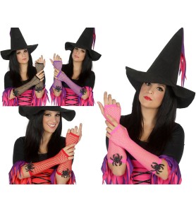 B/SOL. GUANTES HALLOWEEN 4 ST.